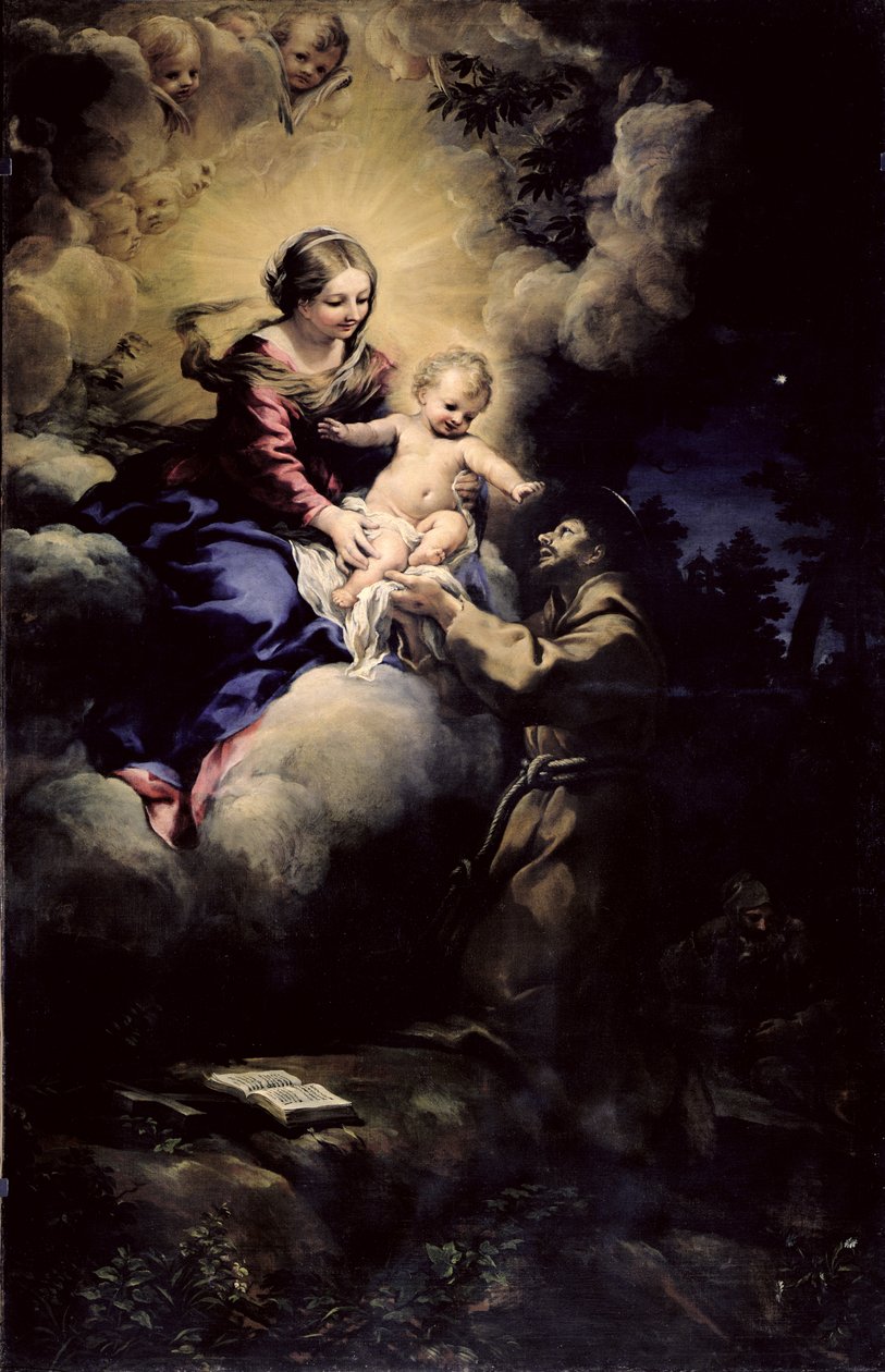Franciskus besøk, 1641 av Pietro da Cortona