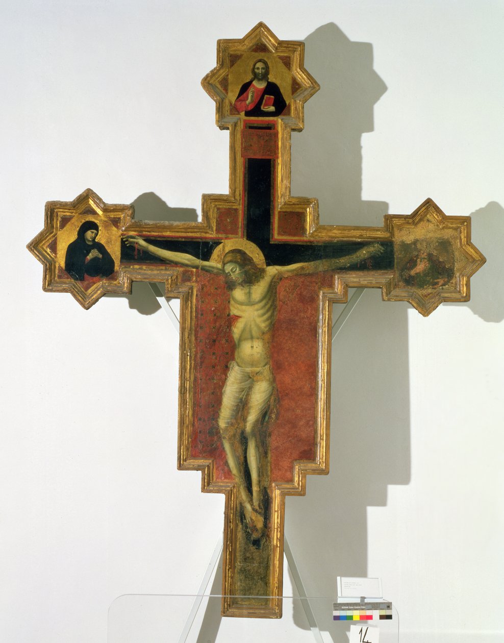 Korsfestelse (tempera på panel) av Pietro da Rimini