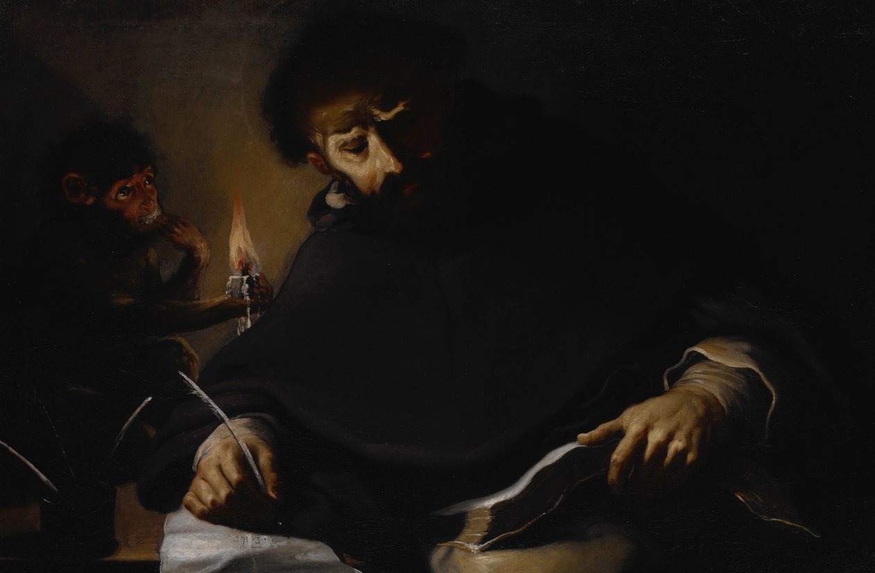 St. Dominic og djevelen av Pietro della Vecchia