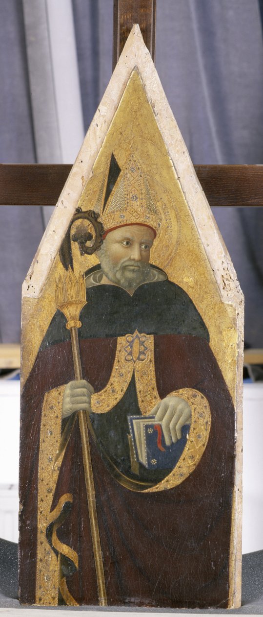 St. Augustine, ca. 1440 (tempera på poppeltre) av Pietro di Giovanni di Ambrogio Pietro di Giovanni di Ambrogio