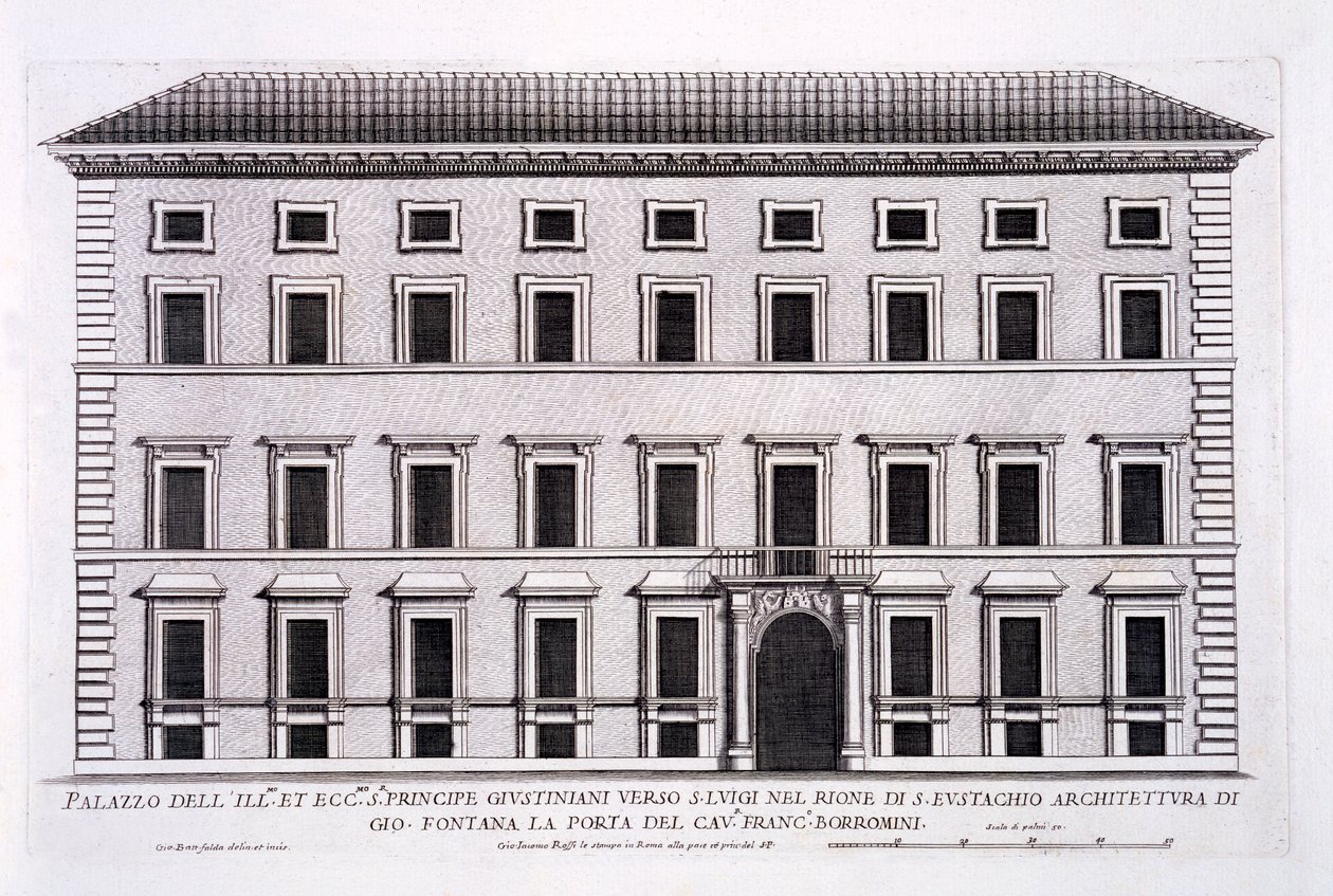 Palazzo Giustiniani, Roma, fra 