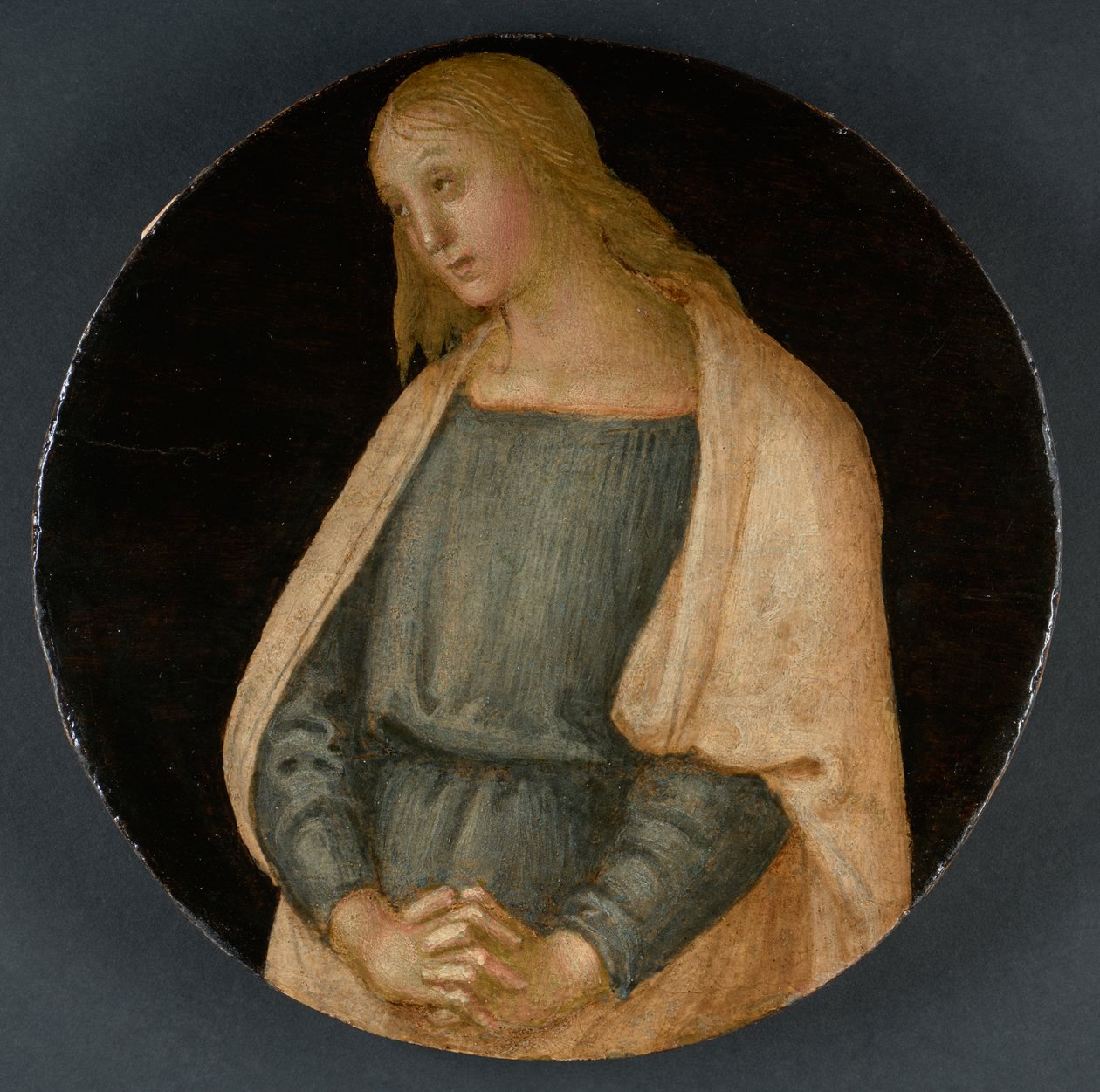 The Mourning St. John the Evangelist, ca. 1520 (tempera på panel) av Pietro Perugino