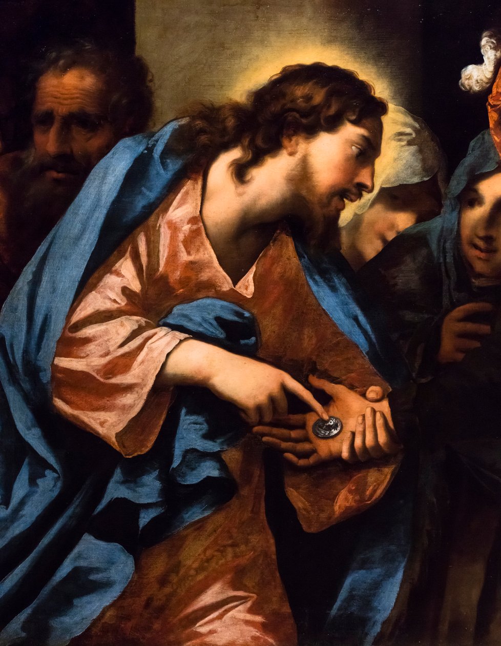 Betaling av tributt, ca. 1650/60 (olje på lerret) av Pietro (1605-78) Della Vecchia