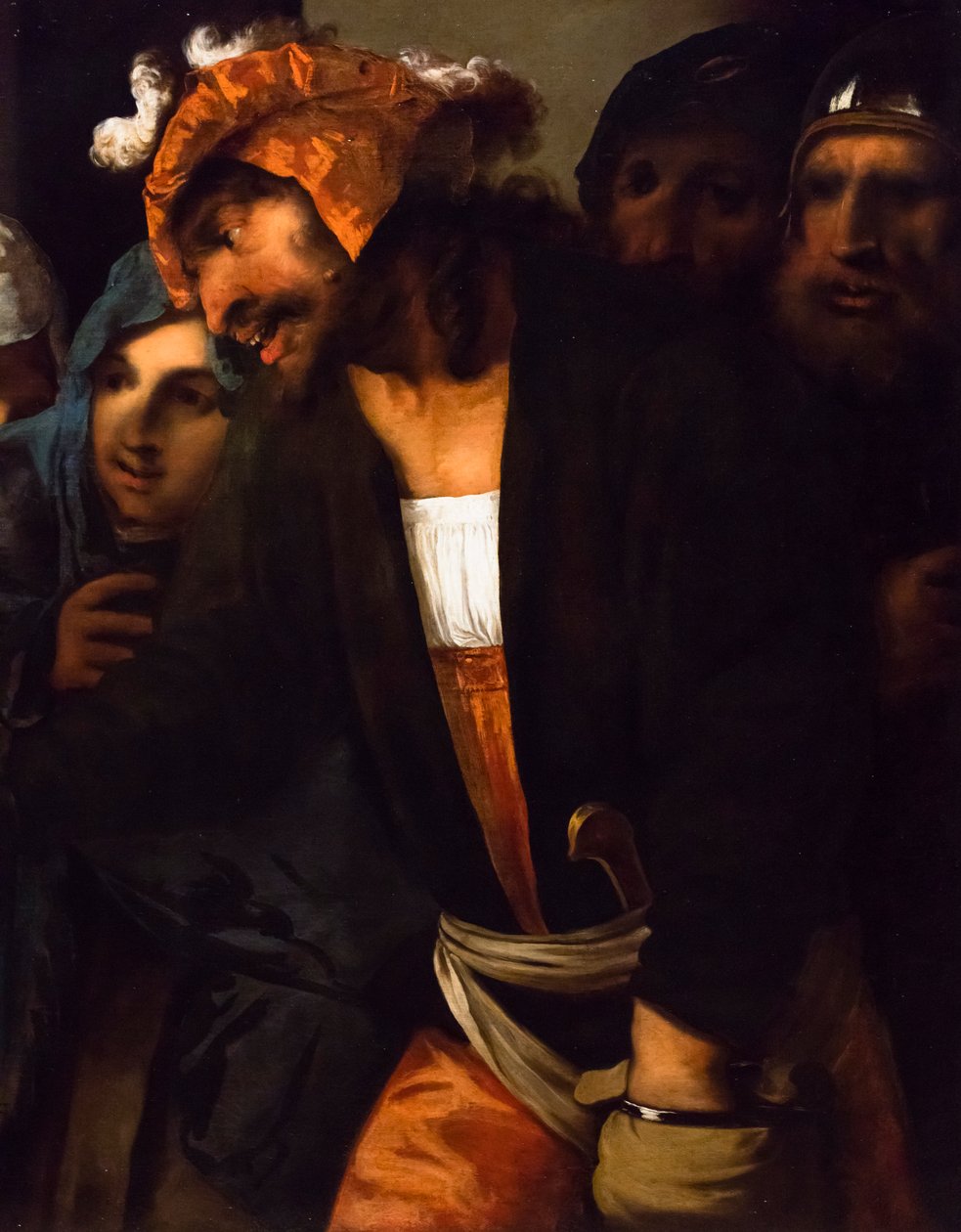 Betaling av tributt, ca. 1650/60 (olje på lerret) av Pietro (1605-78) Della Vecchia