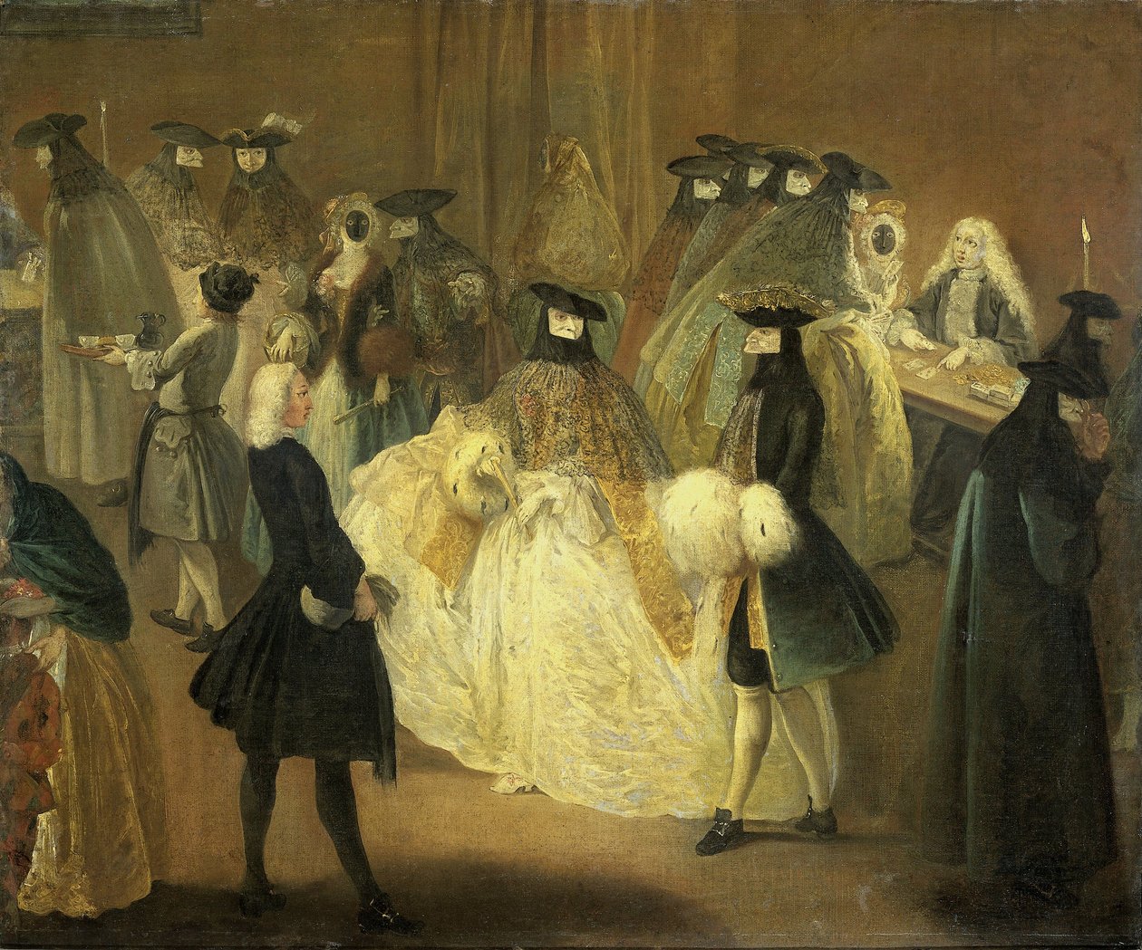 Kasinoet av Pietro (school of) Longhi