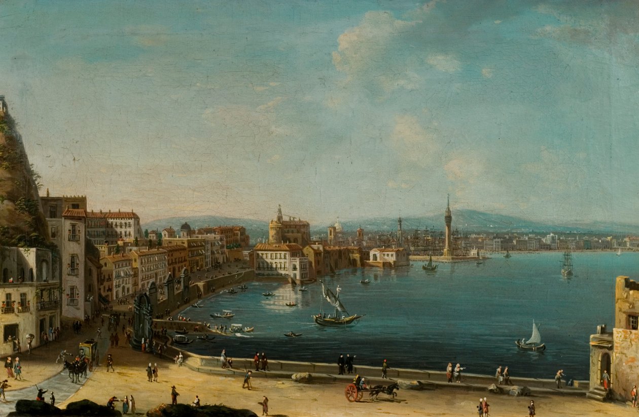 En havn i Italia (St. Lucia) av Pietro Antoniani
