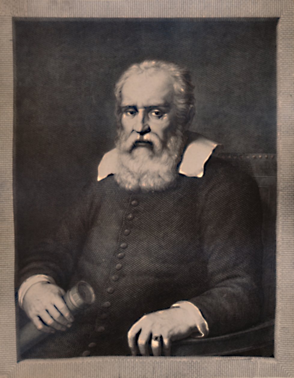 Galileo Galilei , italiensk vitenskapsmann, sent på 1700- eller begynnelsen av 1800-tallet 1894 av Pietro Antonio Leone Bettelini