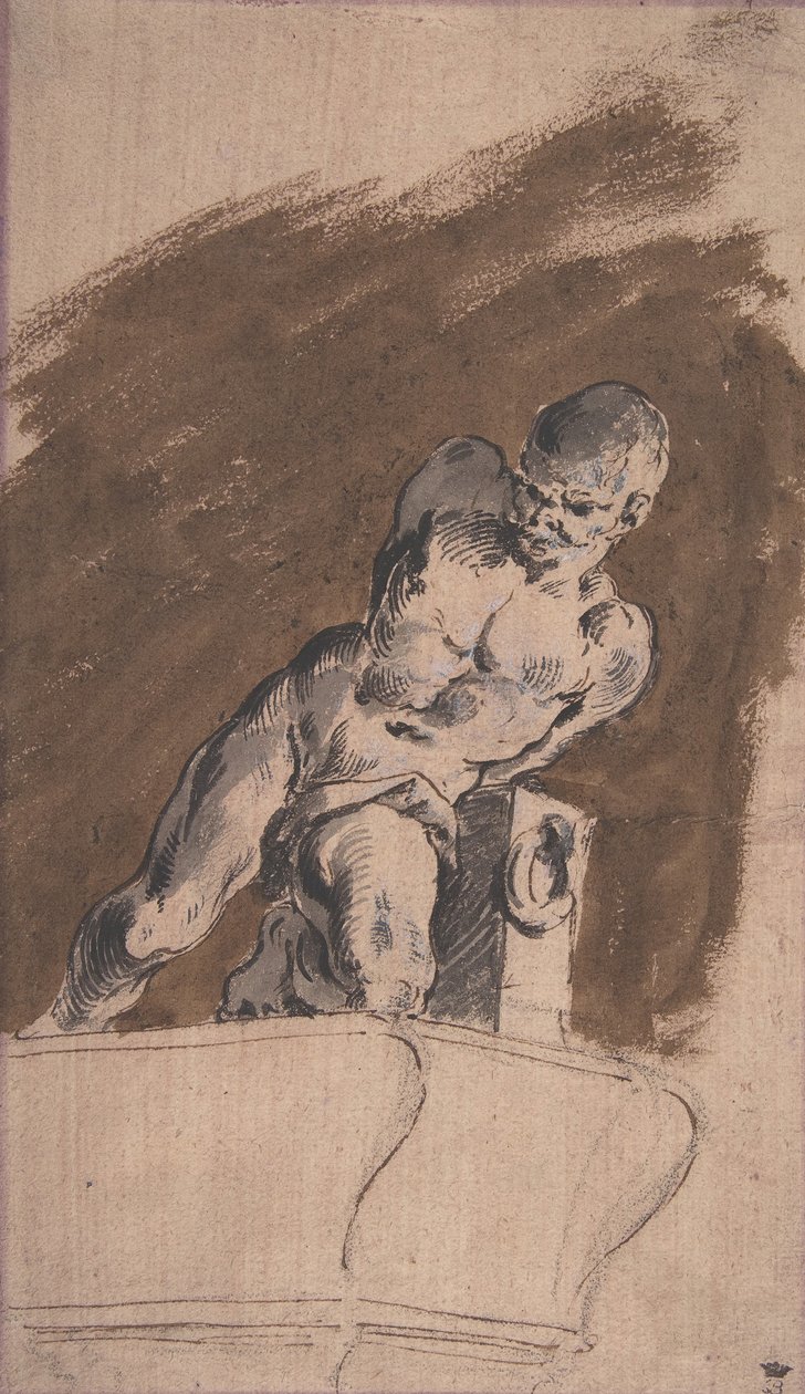 Lenket nakenfange, etter Pietro Tacca, 1729-1804. av Pietro Antonio Novelli