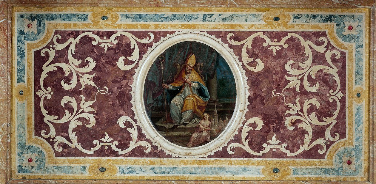 Alterfrontal til St Geminianus, 1727 (scagliola) av Pietro Battagliola