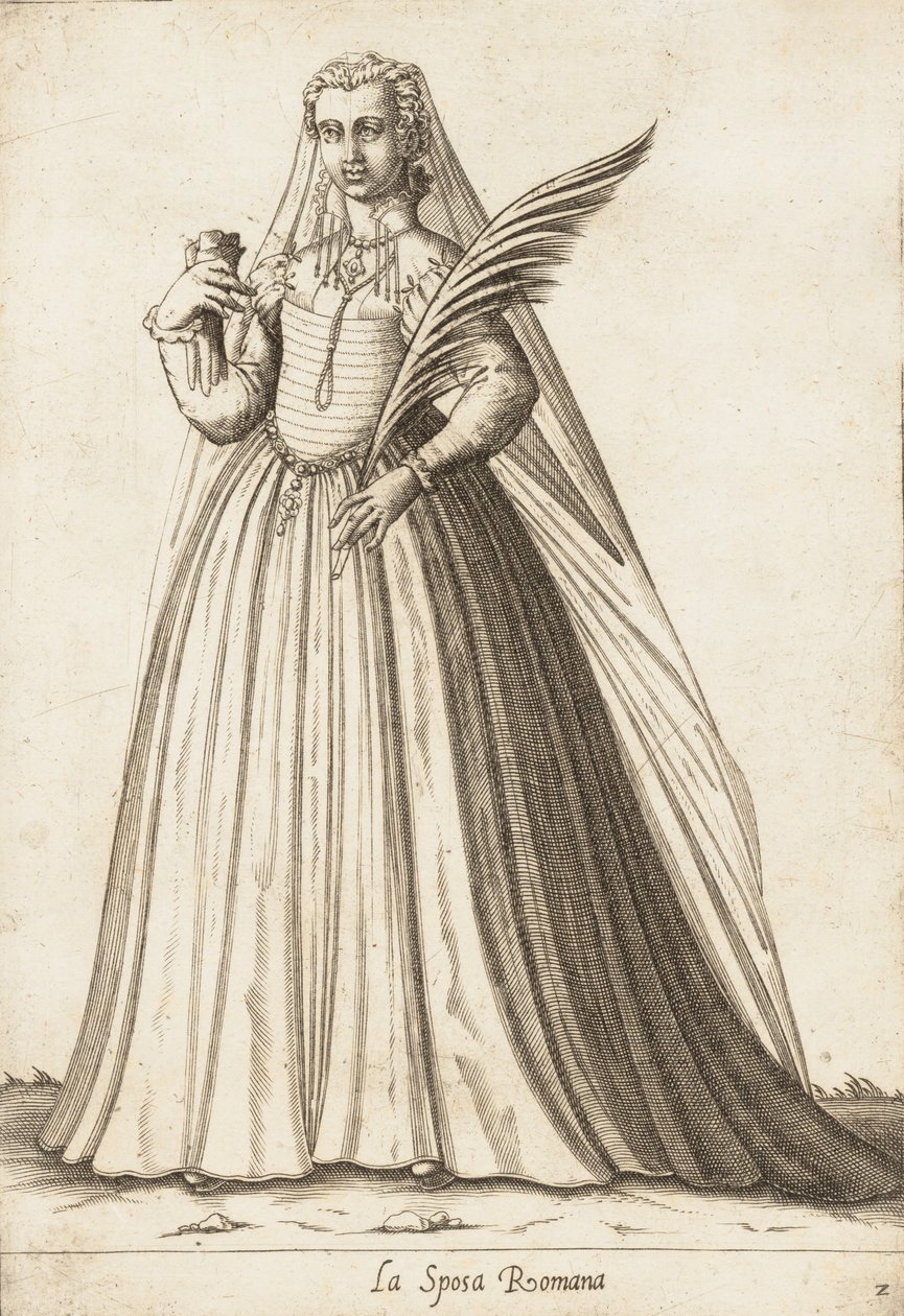 Den romerske bruden, ca. 1580. av Pietro Bertelli.