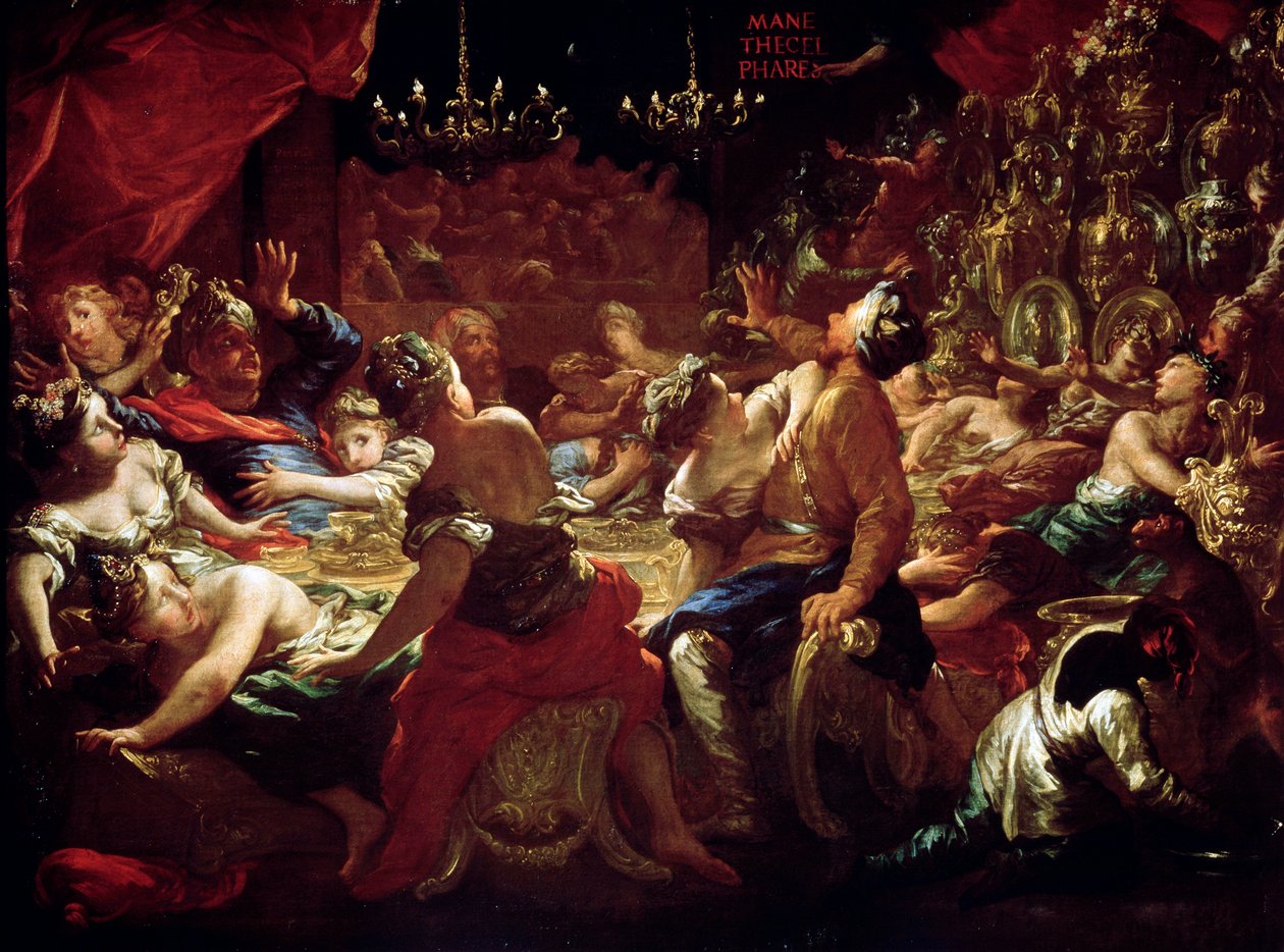 Belsasarfesten, 1600- eller begynnelsen av 1700-tallet av Pietro Dandini