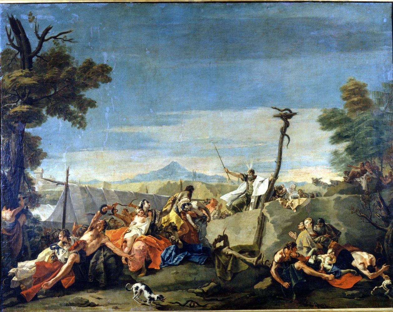 Bronseslangen (1700-tallet), Maleri av pietro Ligari av Pietro Ligari