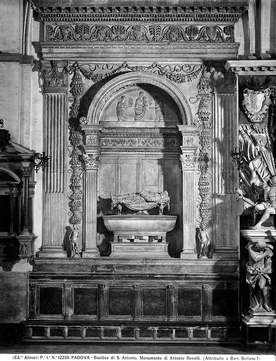 Monument til Antonio Roselli (marmor) av Pietro Lombardo