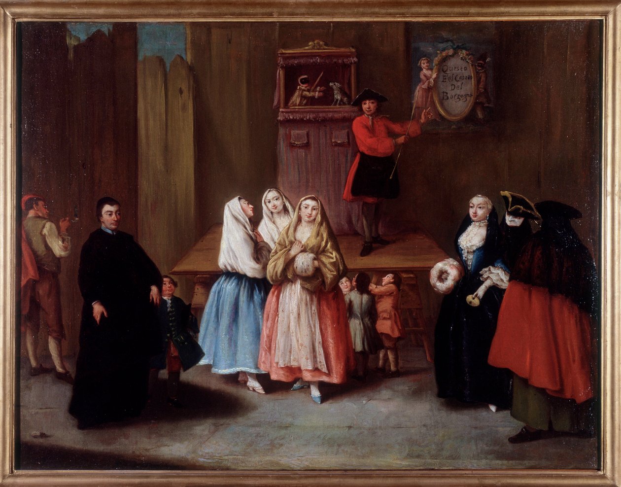 Et dukketeater i Venezia (maleri av Pietro Longhi