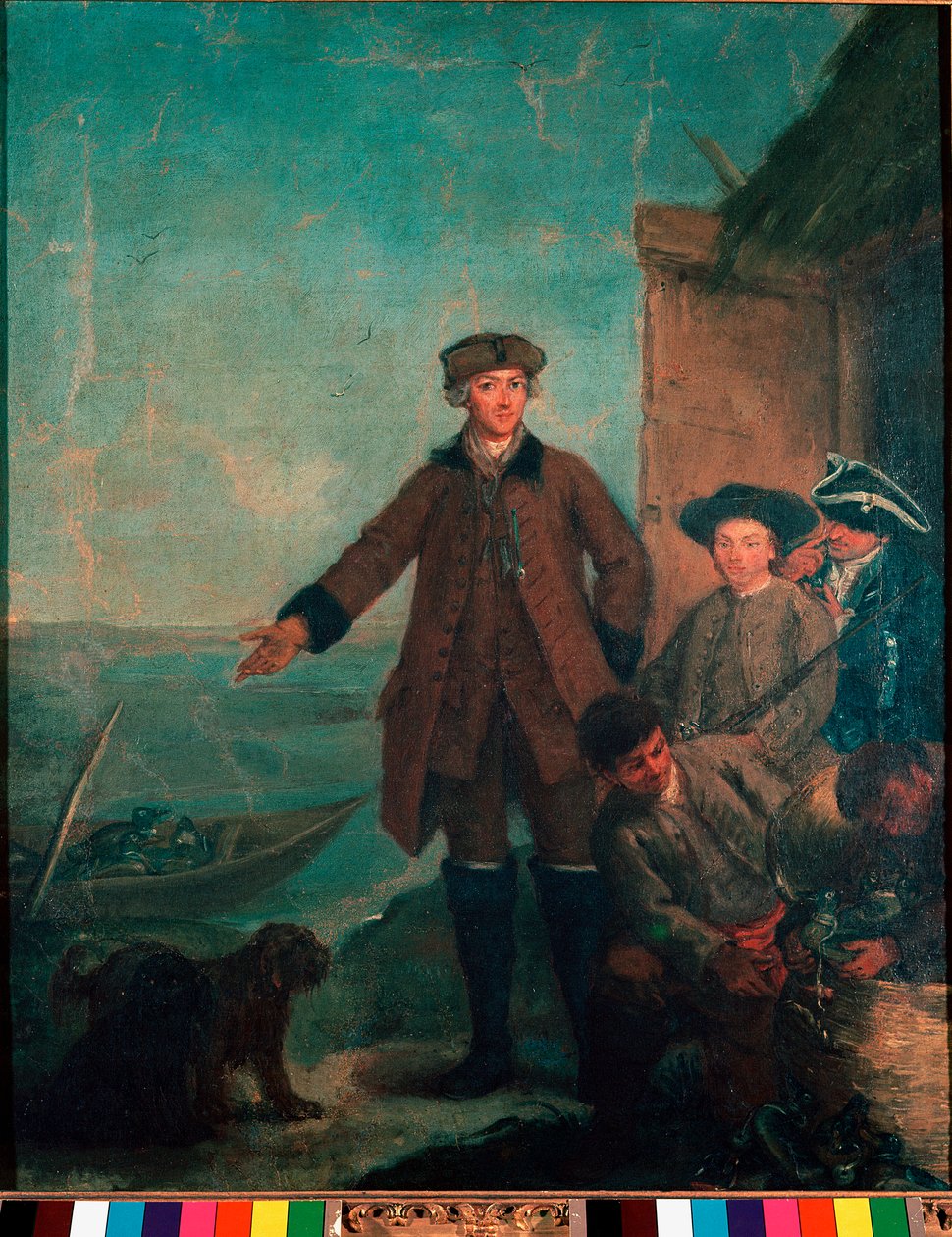 Andejakt i lagunen Maleri av Pietro Longhi (1702-1785) 1765-1770 Søn. 61x50 cm Venezia Pinacoteca Querini-Stampalia av Pietro Longhi