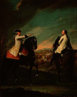 Guglielmo de Montfort og hans feltbetjent av Pietro Longhi