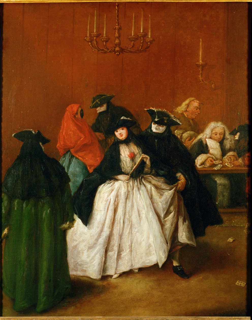 Ridotto (maleri på lerret) av Pietro Longhi