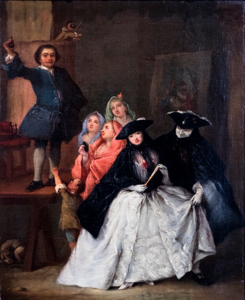 Sjarlatanen, ca. 1757 (olje på lerret) av Pietro Longhi