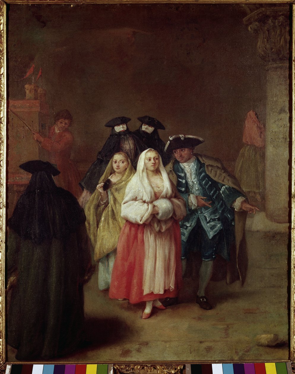 The New World - Maleri av Pietro Longhi (1702-1785), olje på lerret, 61x49 cm, ca 1756. Venezia, Querini Stampalia Foundation av Pietro Longhi