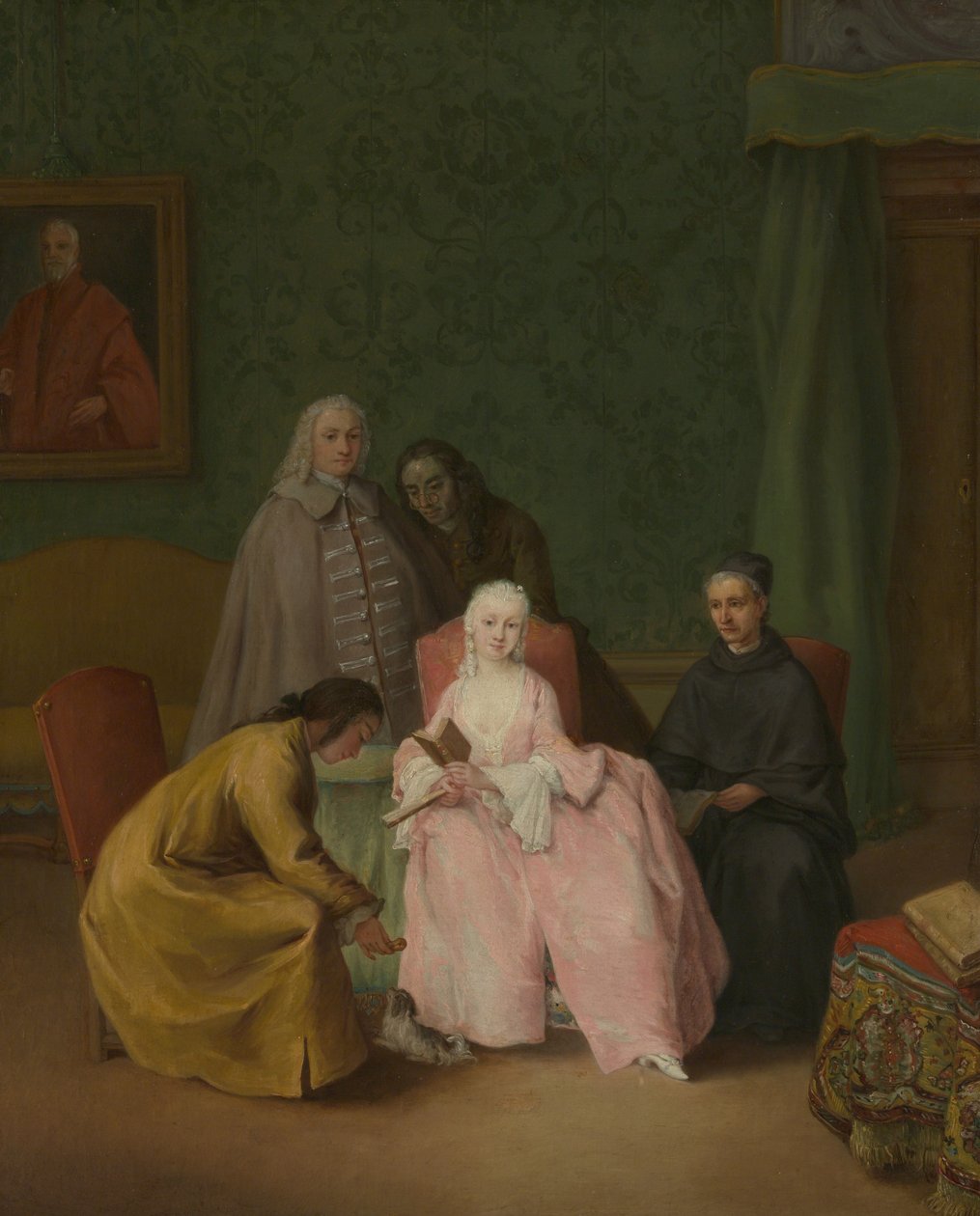 Besøket, 1746 av Pietro Longhi