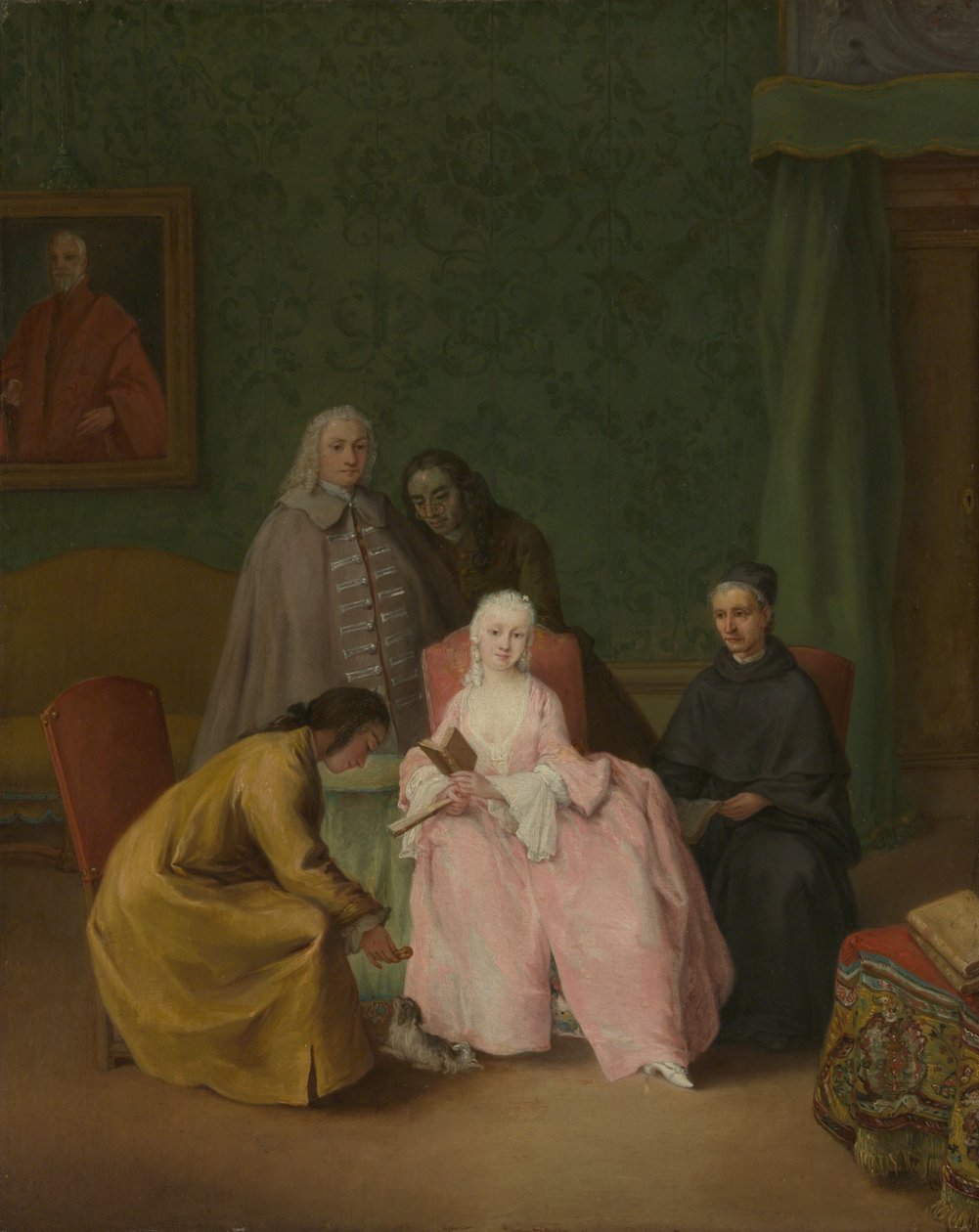 Besøket, 1746. av Pietro Longhi