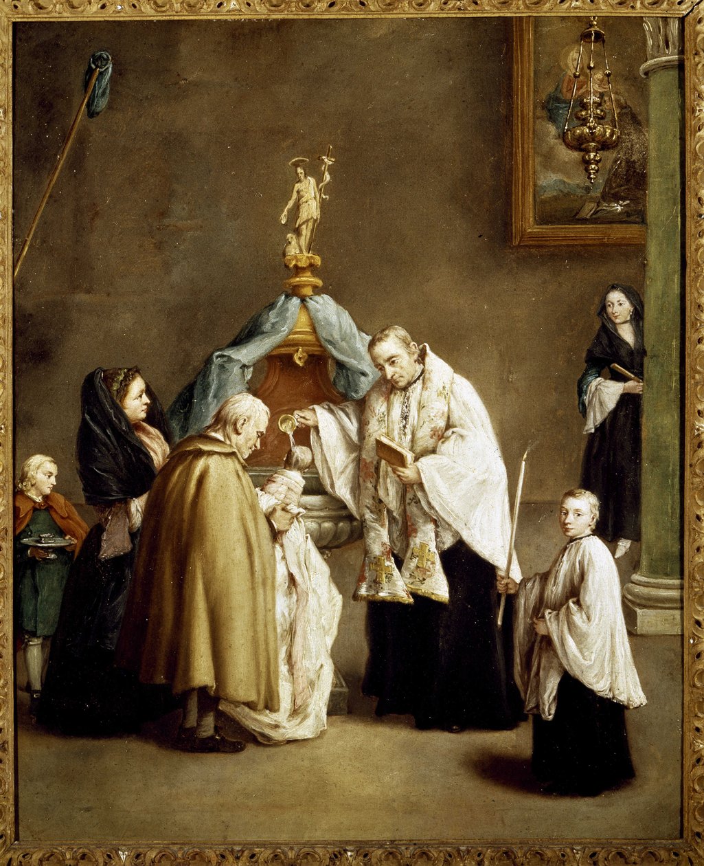 Dåpen av Pietro Longhi