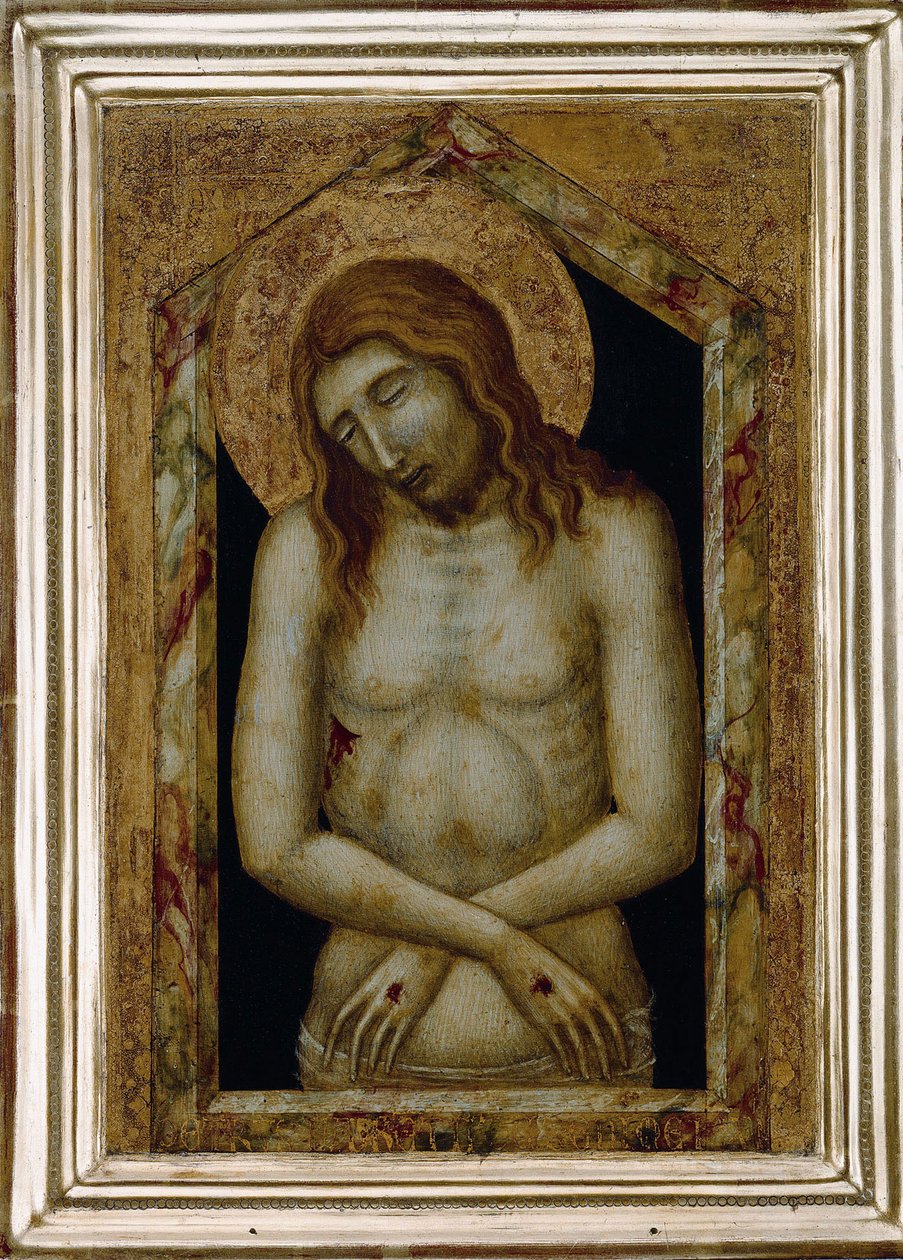 Kristus som den lidende forløser av Pietro Lorenzetti