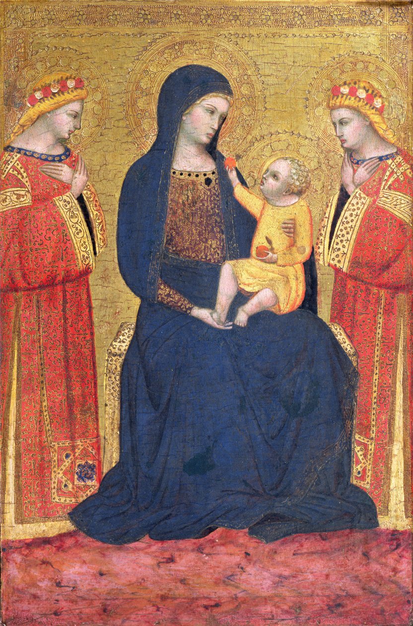 Madonna og barn av Pietro Lorenzetti