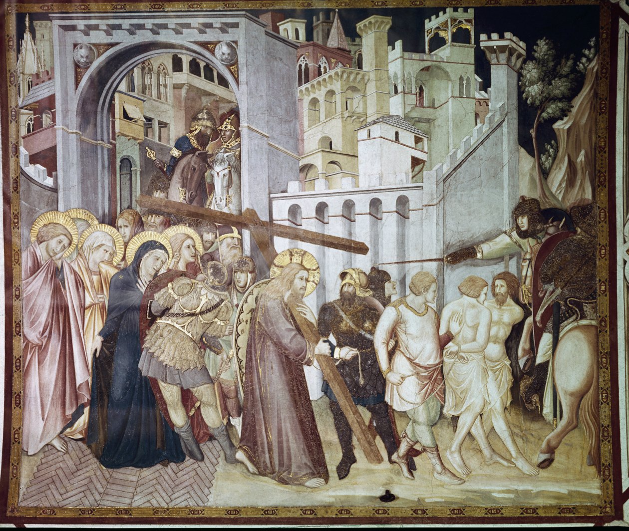 Passion of Christ - Fresco av Pietro Lorenzetti (1280-1348) av Pietro Lorenzetti
