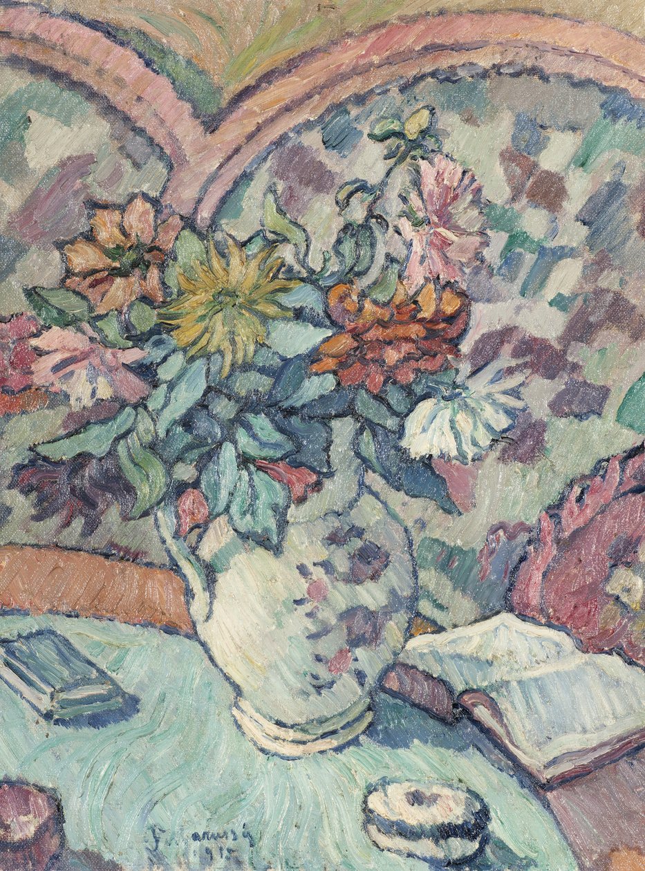 Blomster, 1915 av Pietro Marussig