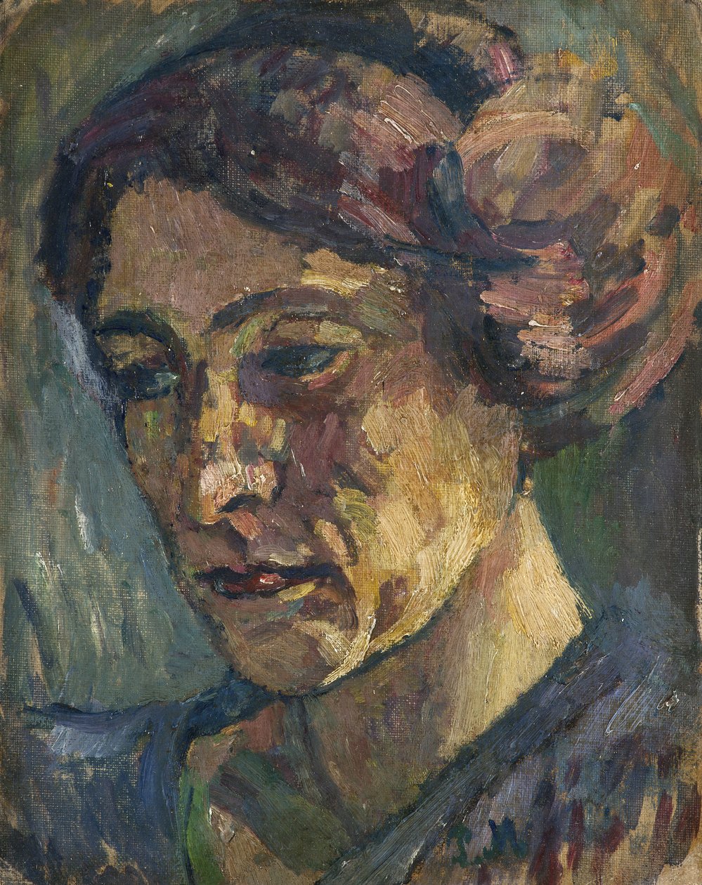 Portrett av kona, 1929 av Pietro Marussig