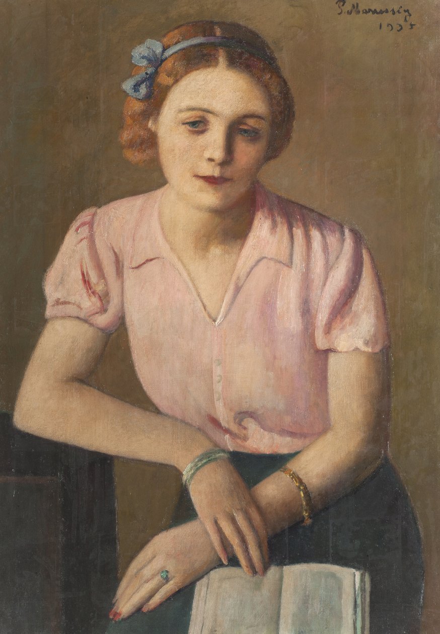 Leseren, 1935 av Pietro Marussig