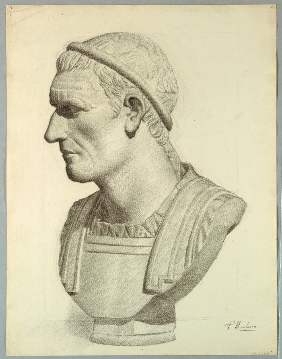 Byste av en romersk senator (gjengivelse fra en gipsavstøpning) av Pietro Montana