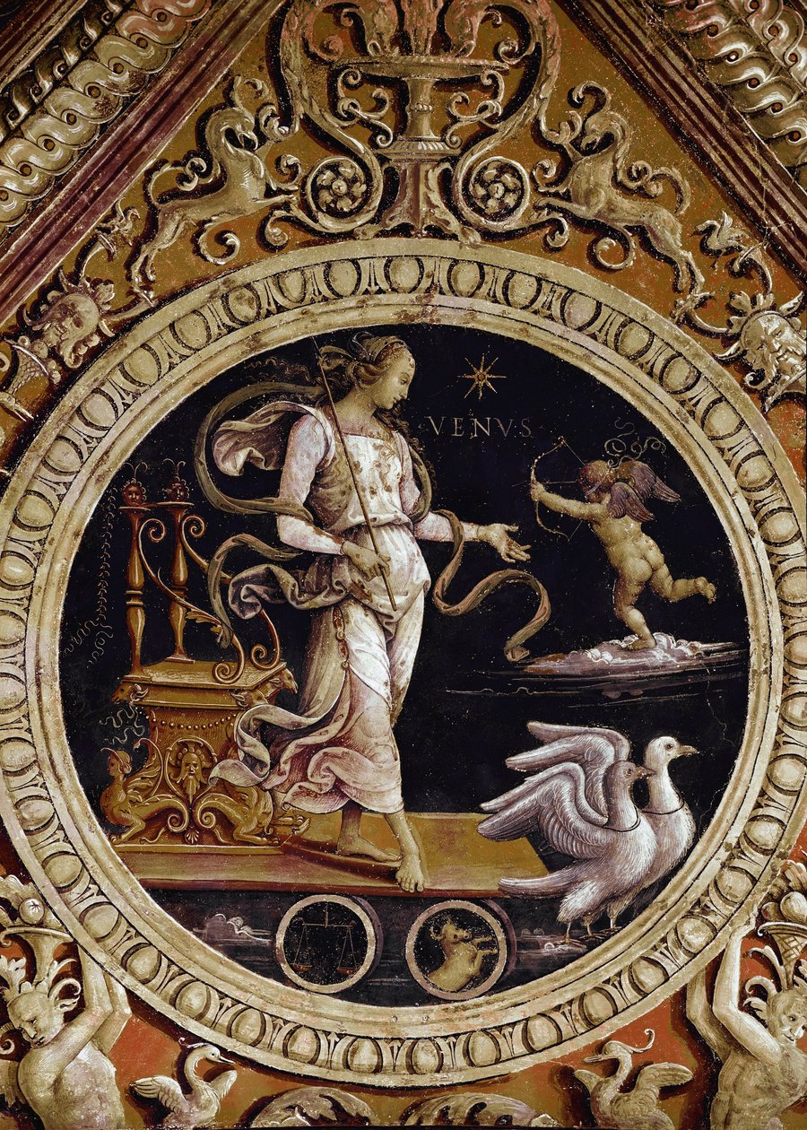 Allegorisk representasjon av Venus (Fresco av Pietro Perugino