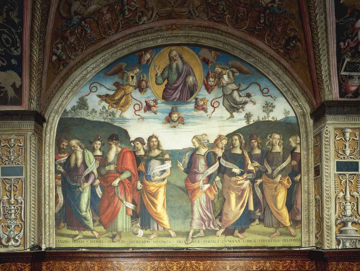 Hellige Far med profeter og sibyller av Pietro Perugino
