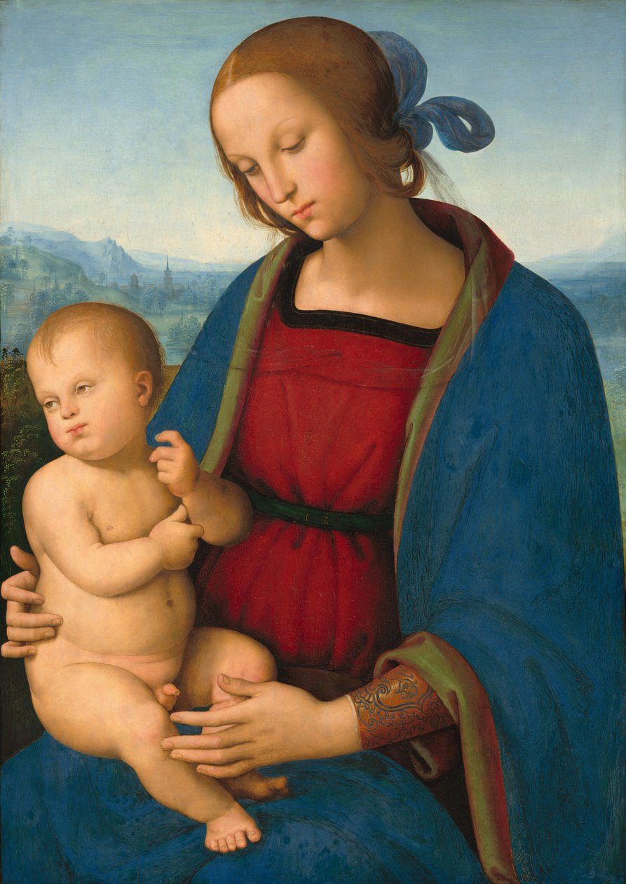 Madonna og barn av Pietro Perugino