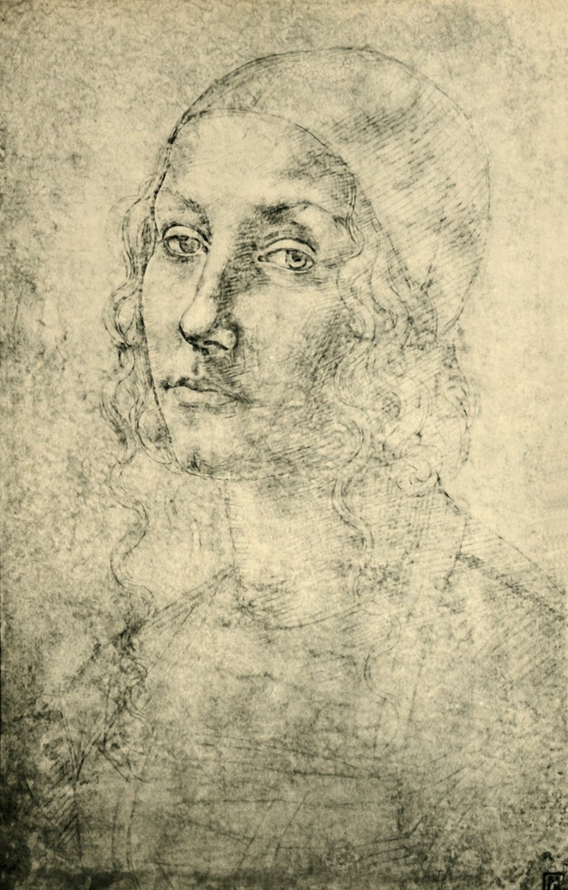 Portrett av en kvinne, sent på 1400-tallet - begynnelsen av 1500-tallet, 1943. av Pietro Perugino