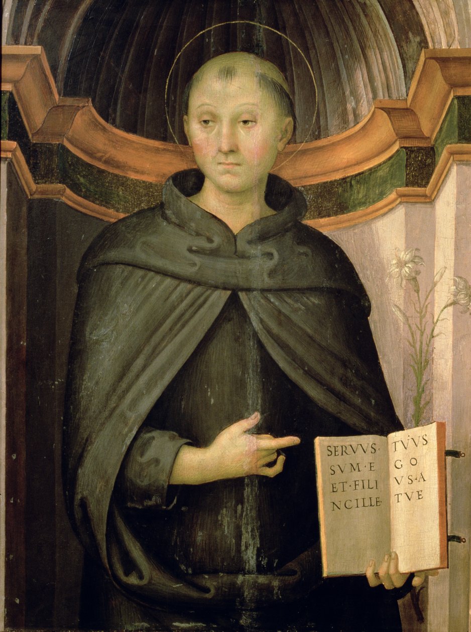 St. Nicholas av Tolentino av Pietro Perugino