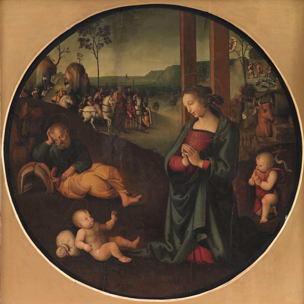 Den hellige familie av Pietro Perugino