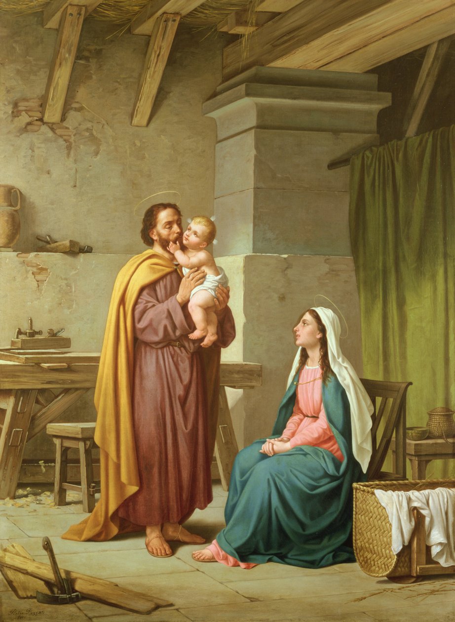 Den hellige familie i St Joseph