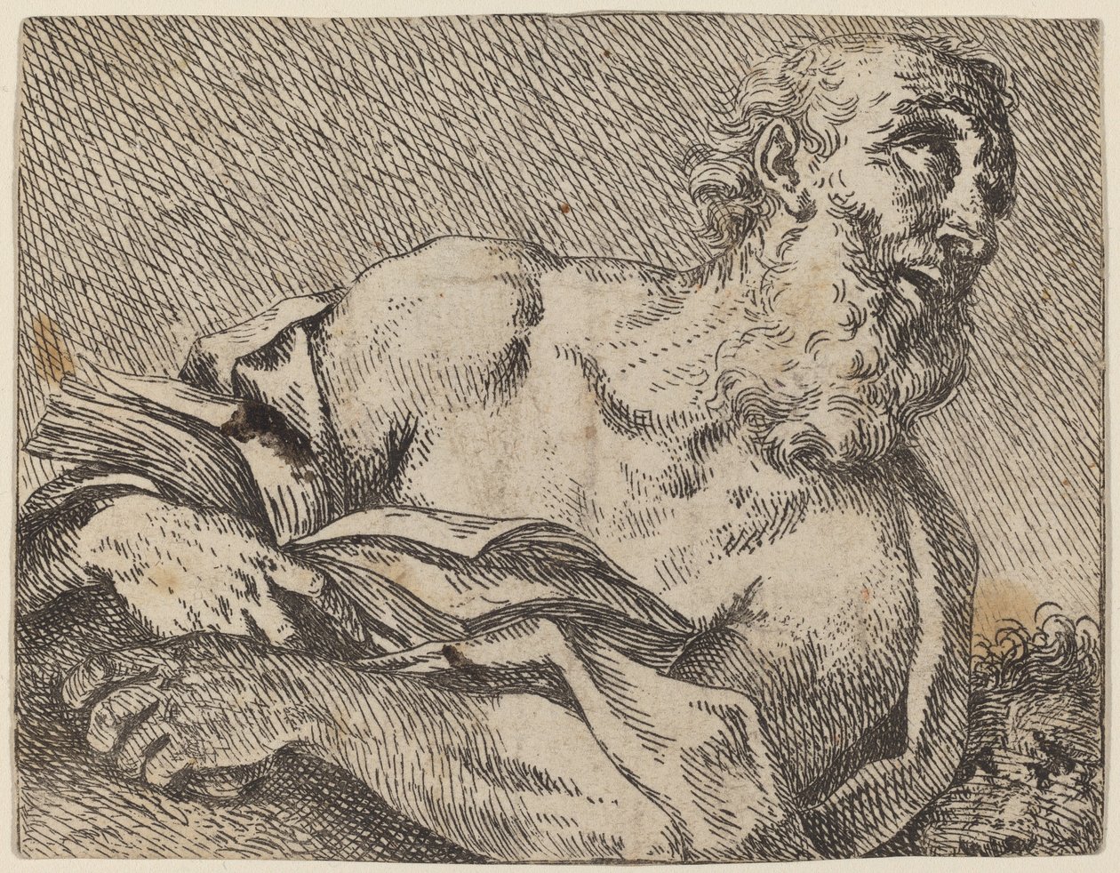Den hellige Jerome av Pietro Rotari after Antonio Balestra