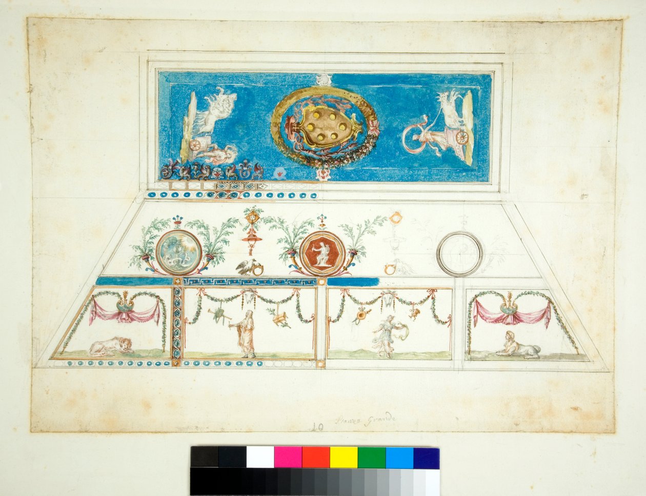Vaulting av Villa Madama av Pietro Santi Bartoli