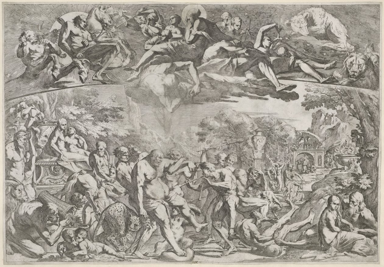 Allegory of Autumn Four Seasons (serietittel) av Pietro Testa