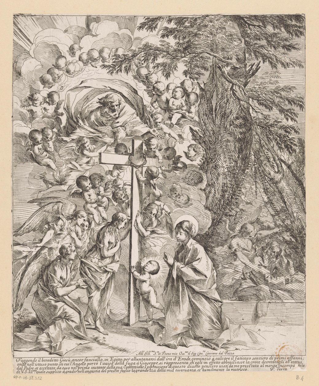 Jozef drøm av Pietro Testa