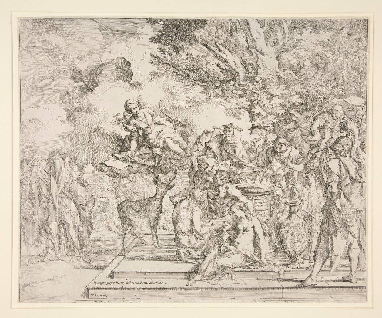 Iphigenia-offeret av Pietro Testa
