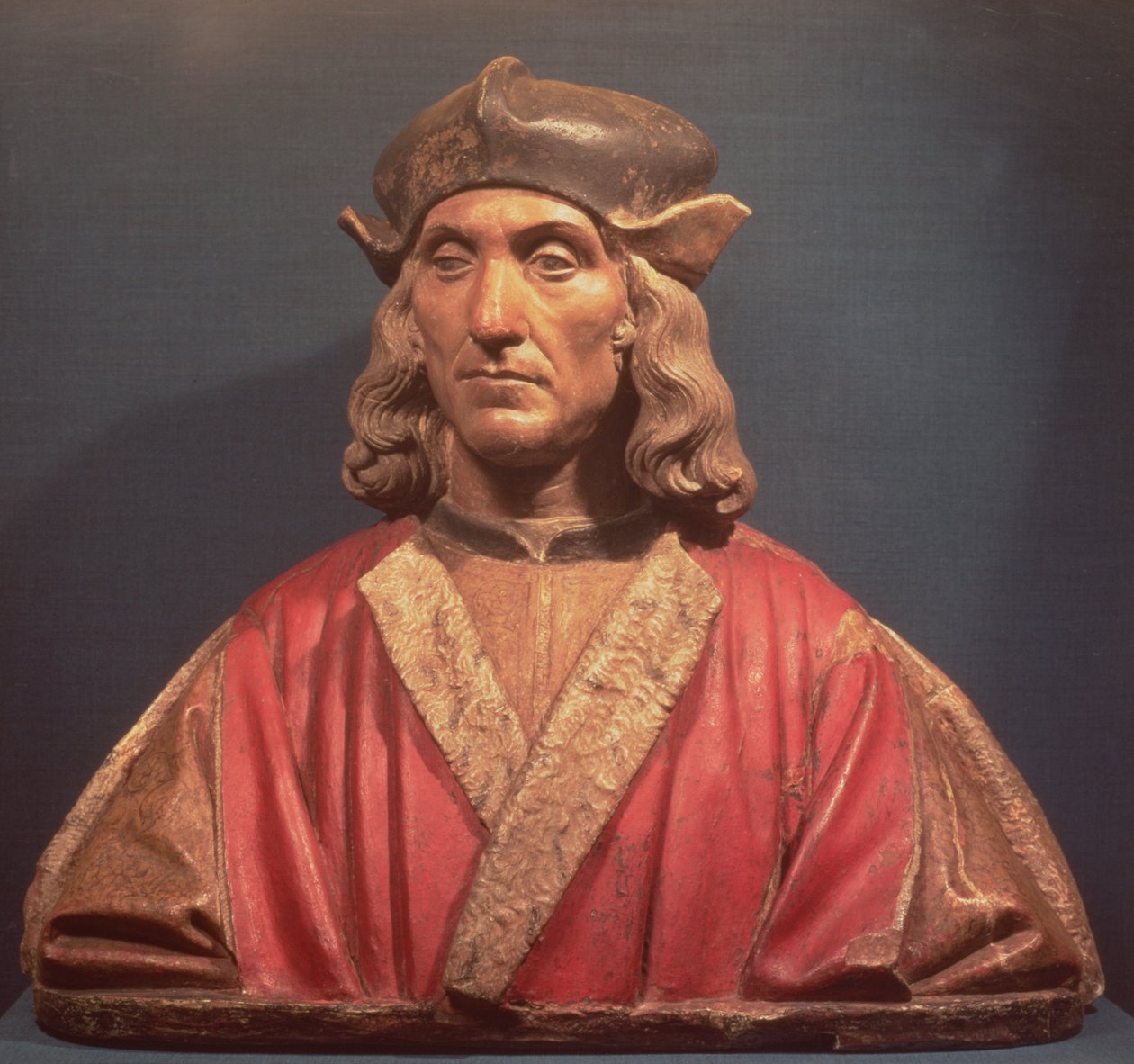 Henry VII, 1509-11 (malt terrakotta) av Pietro Torrigiano