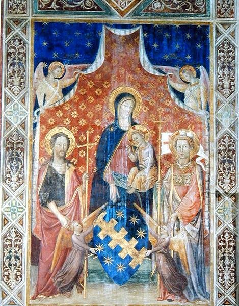 Madonna og barn med hellige (fresco) av Pietro and Antonio di Miniato