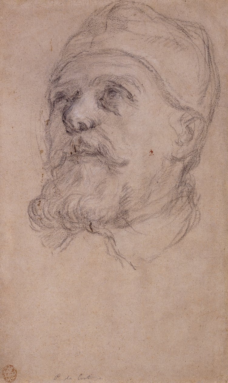 Hodet til pave Urban VIII av Pietro da Cortona