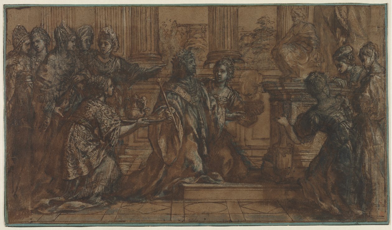Salomos avgudsdyrkelse av Pietro da Cortona