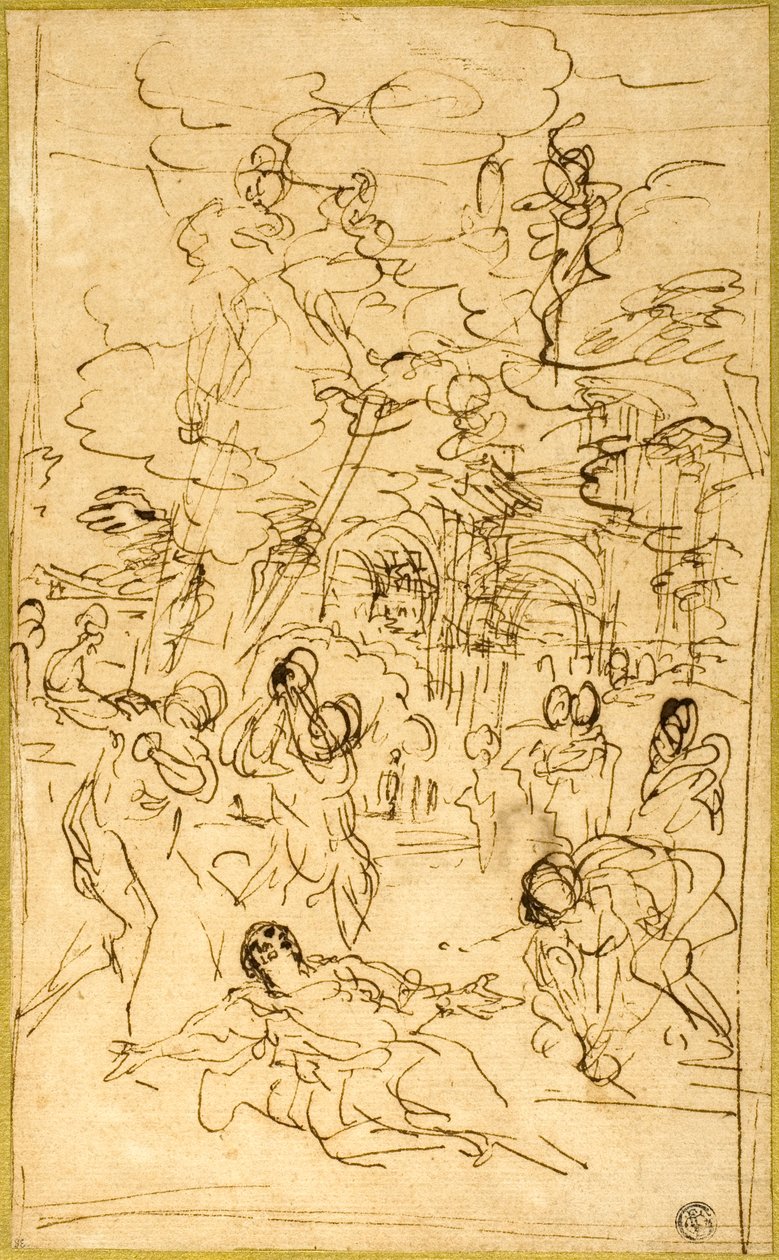 St. Stefans martyrium av Pietro da Cortona
